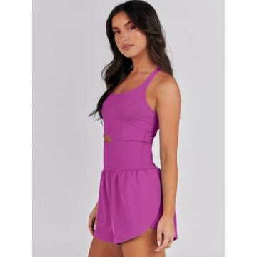 Caracilia Women's Stylish Workout Romper for Every Occasion