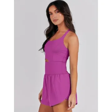 Caracilia Women's Stylish Workout Romper for Every Occasion