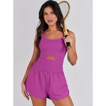 Caracilia Women's Stylish Workout Romper for Every Occasion