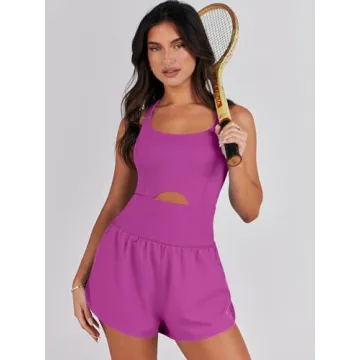 Caracilia Women's Stylish Workout Romper for Every Occasion