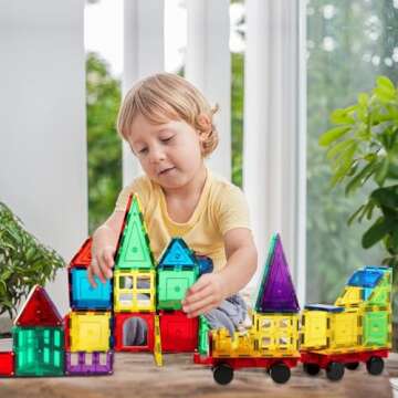 Shapemags 60 Piece Magnet Building Tiles Starter Kit