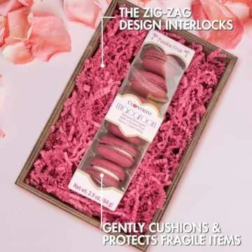 Pink Crinkle Cut Paper Shred Filler for Gift Wrapping