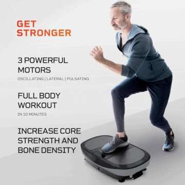 Lifepro Rumblex Max 4D Vibration Plate for Home Fitness