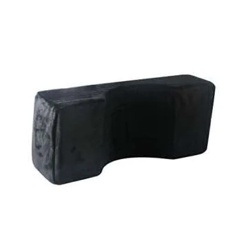 PRASNE Eyelash Extension Pillow, U-shape Ergonomic Curve Pillow, Makeup Grafting Eyelash Pillow Neck Support Curve for Salon Home - Black