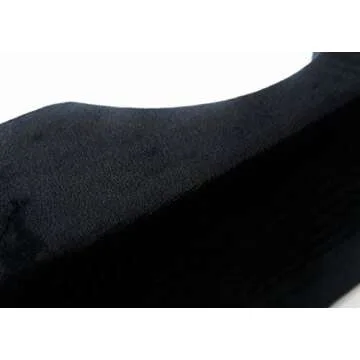 PRASNE Eyelash Extension Pillow, U-shape Ergonomic Curve Pillow, Makeup Grafting Eyelash Pillow Neck Support Curve for Salon Home - Black