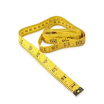 EHDIS 120 Inch Soft Tape Measure - Magnetic & Flexible Tool for Tailoring and Auto Wrapping