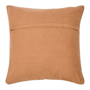 Creative Co-Op Velvet Pillow Cover 20 inch Quilted Camel