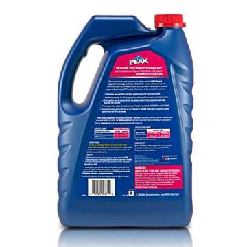 PEAK OET Extended Life Red/Pink 50/50 Prediluted Antifreeze/Coolant for Asian Vehicles, 1 Gal.
