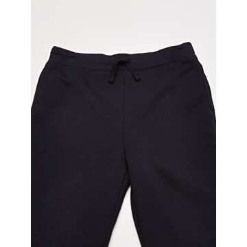 The Children's Place Baby Toddler Boys Active Fleece Jogger Pants, New Navy Single, 3T