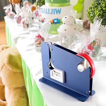 kimilus Steel Tape Bag Sealer with 2 Tape Rolls for All Uses