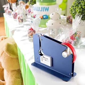 kimilus Steel Tape Bag Sealer with 2 Tape Rolls for All Uses