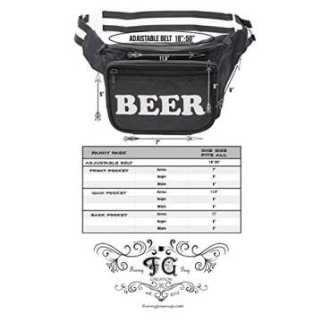 Funny Guy Mugs Beer Premium Fanny Pack - Party Fanny Pack