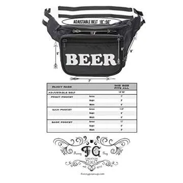 Funny Guy Mugs Beer Premium Fanny Pack - Party Fanny Pack