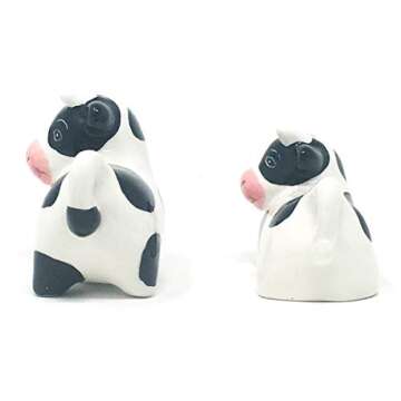 Charming Cow Salt & Pepper Shakers for Your Kitchen
