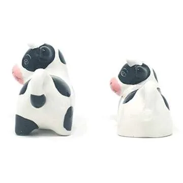 Charming Cow Salt & Pepper Shakers for Your Kitchen