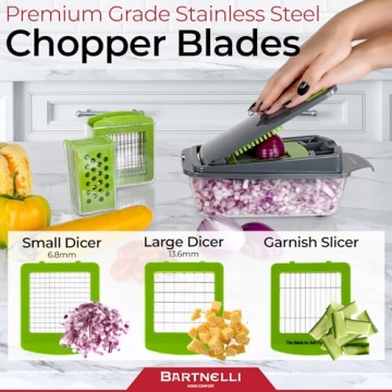 Bartnelli Multifunction Vegetable Chopper with Blades