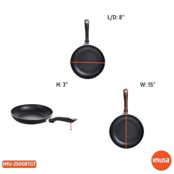 IMUSA 8-inch Nonstick Fry Pan for Effortless Cooking