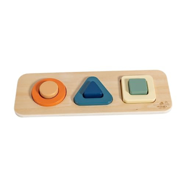Leticia's Corner Eco-Friendly 3D Shapes Puzzle for Kids