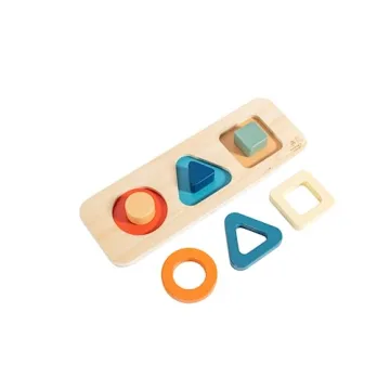 Leticia's Corner Eco-Friendly 3D Shapes Puzzle for Kids