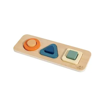 Leticia's Corner Eco-Friendly 3D Shapes Puzzle for Kids