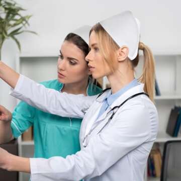 2 pcs Nurse Hat Set for Costume Parties and Dress-Up