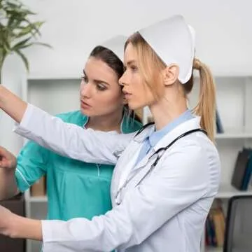 2 pcs Nurse Hat Set for Costume Parties and Dress-Up