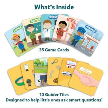Skillmatics Guess in 10 Junior Community Helpers Card Game for Ages 3-6