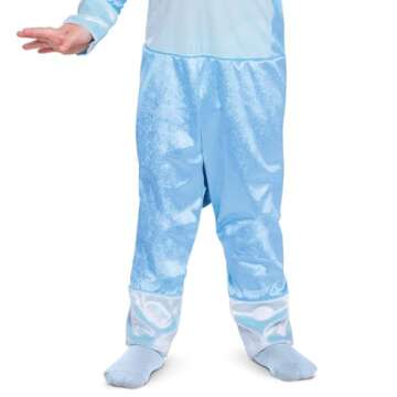 Disguise Bluey Costume for Kids, Official Bluey Character Outfit with Jumpsuit and Mask, Classic Toddler Size Large (4-6)