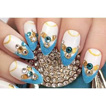 Anezus Rhinestone Stickers - 1126Pcs Self-Adhesive Gems