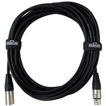 Gearlux XLR Microphone Cables 25 Feet - Professional and Reliable