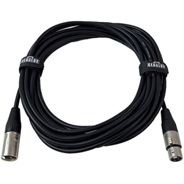 Gearlux XLR Microphone Cables 25 Feet - Professional and Reliable
