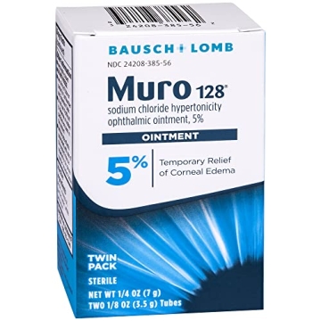 Muro 128 Ophthalmic Ointment 5% Twin Pack for Eye Relief