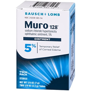 Muro 128 Ophthalmic Ointment 5% Twin Pack for Eye Relief