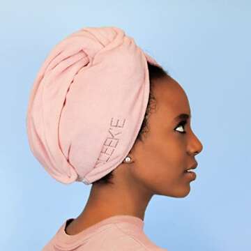 Sleek'e Microfiber Hair Wrap | Ultra Absorbent and Soft Anti-Frizz Quick Dry Hair Turban Twist Towel...