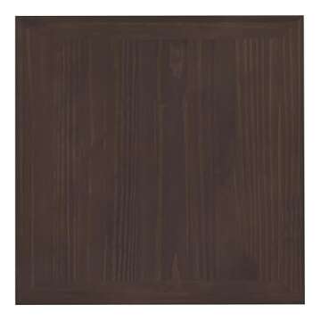 SIMPLIHOME Acadian SOLID WOOD 19 inch Wide Square Transitional End Table in Warm Walnut Brown with Storage, 2 Shelves, for the Living Room and Bedroom