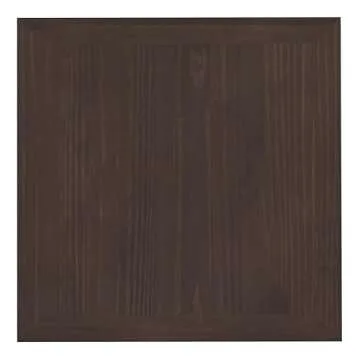 SIMPLIHOME Acadian SOLID WOOD 19 inch Wide Square Transitional End Table in Warm Walnut Brown with Storage, 2 Shelves, for the Living Room and Bedroom