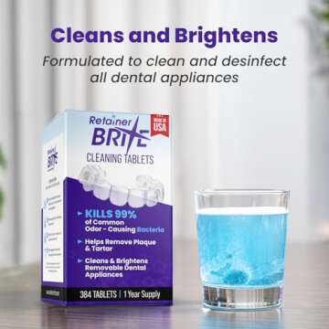 Retainer Brite Retainer brite, 1 year supply, 384 tablets, 384 Count