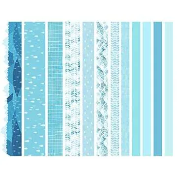 12 Rolls Floral Washi Tape Set for Craft and Decor
