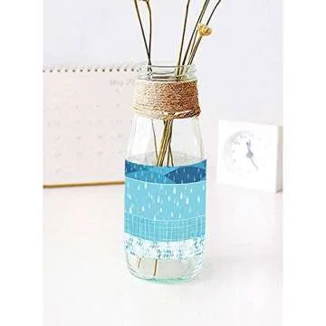 12 Rolls Floral Washi Tape Set for Craft and Decor