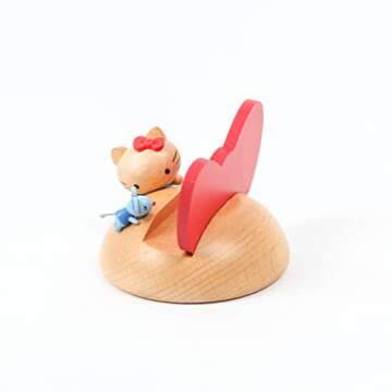WOODERFUL Life Hello Kitty Wooden Phone Holder | Popular Sanrio Craft Gift
