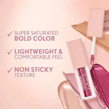 COVERGIRL Exhibitionist by Kelsea Ballerini Liquid Glitter Eyeshadow, Highly Pigmented, Glittery Finish, Long-Wearing, Forever 5, 0.13oz