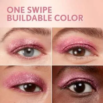 COVERGIRL Exhibitionist by Kelsea Ballerini Liquid Glitter Eyeshadow, Highly Pigmented, Glittery Finish, Long-Wearing, Forever 5, 0.13oz