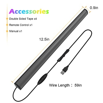 WILLED RGB Under Monitor Light Bar Enhances Gaming Setup