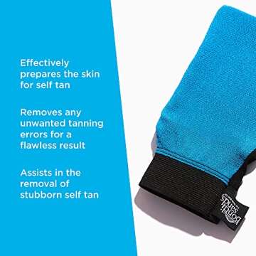Bondi Sands Exfoliation Mitt | Easy-to-Use, Multi-Purpose Glove Prepares Skin for a Flawless, Healthy, Streak-Free Tan | Includes 1 Mitt