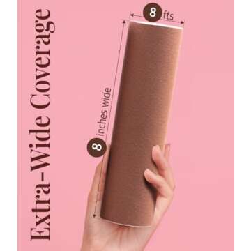 DIY Boob Tape for Large Breasts | 8-inch Wide BoobyTape with 4" Petals | Bob Tape for Breast Lift | ...