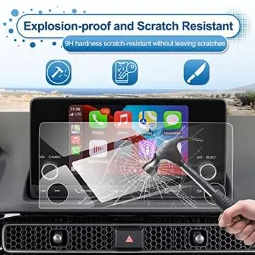 Coleya Honda Civic 7-Inch Screen Protector 2022-2025