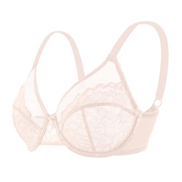 High Support HSIA Lace Minimizer Bra for Full Figures