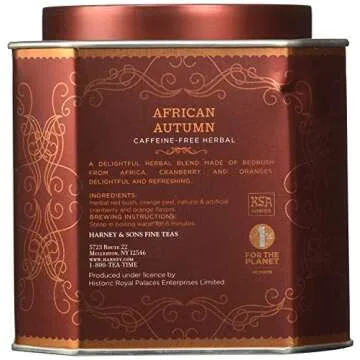 Harney & Sons African Autumn Herbal Rooibos Tea Collection