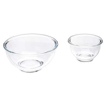 AmazonCommercial Mixing Bowls, 7 Piece Set, Lids Not Included