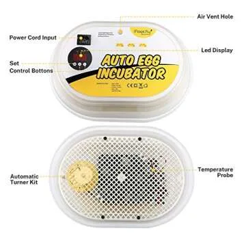 Magicfly Mini Egg Incubator with Automatic Egg Turning